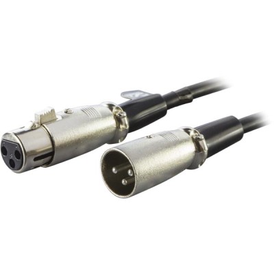 DELTACO Audiokabel XLR ha-ho Svart 10 m