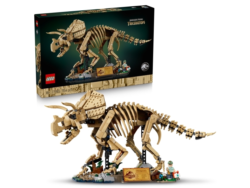 LEGO Jurassic World Dinosauriefossiler: Triceratops 77985, bild 5