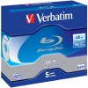 Blu-Ray BD-R media Verbatim 25 GB/200 min 6X, Hard Coat MABL, 5-pack jewel case, bild 2