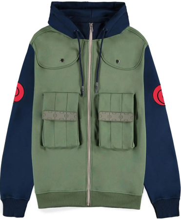 Naruto Shippuden Kakashi Hatake Novelty Hoodie (Medium)