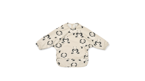 Liewood - Merle Printed Cape Bib - Panda / Sandy - One size, bild 5