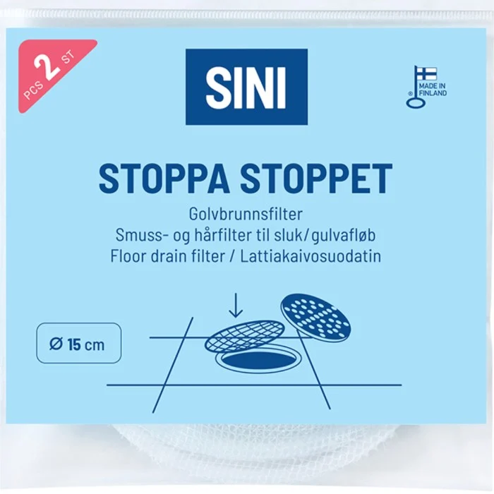 SINI Golvbrunnsfilter 2-p