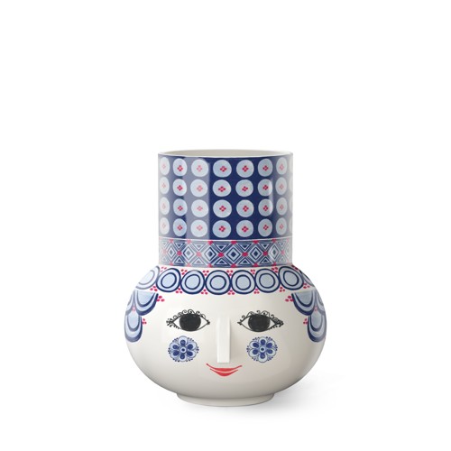 Bjørn Wiinblad - Olga Vas - Blå - 20 cm