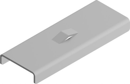 Kopplingsbygel för aluminiumprofil (använd 2 st per anslutning) LPAN40 890512 (tidigare 890510)