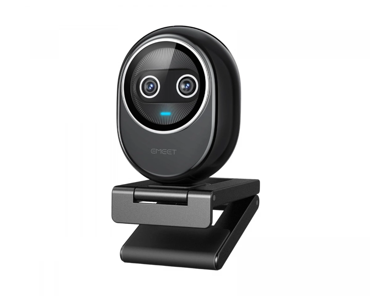 Emeet Piko+ Dual Lens 4K Webbkamera - Svart