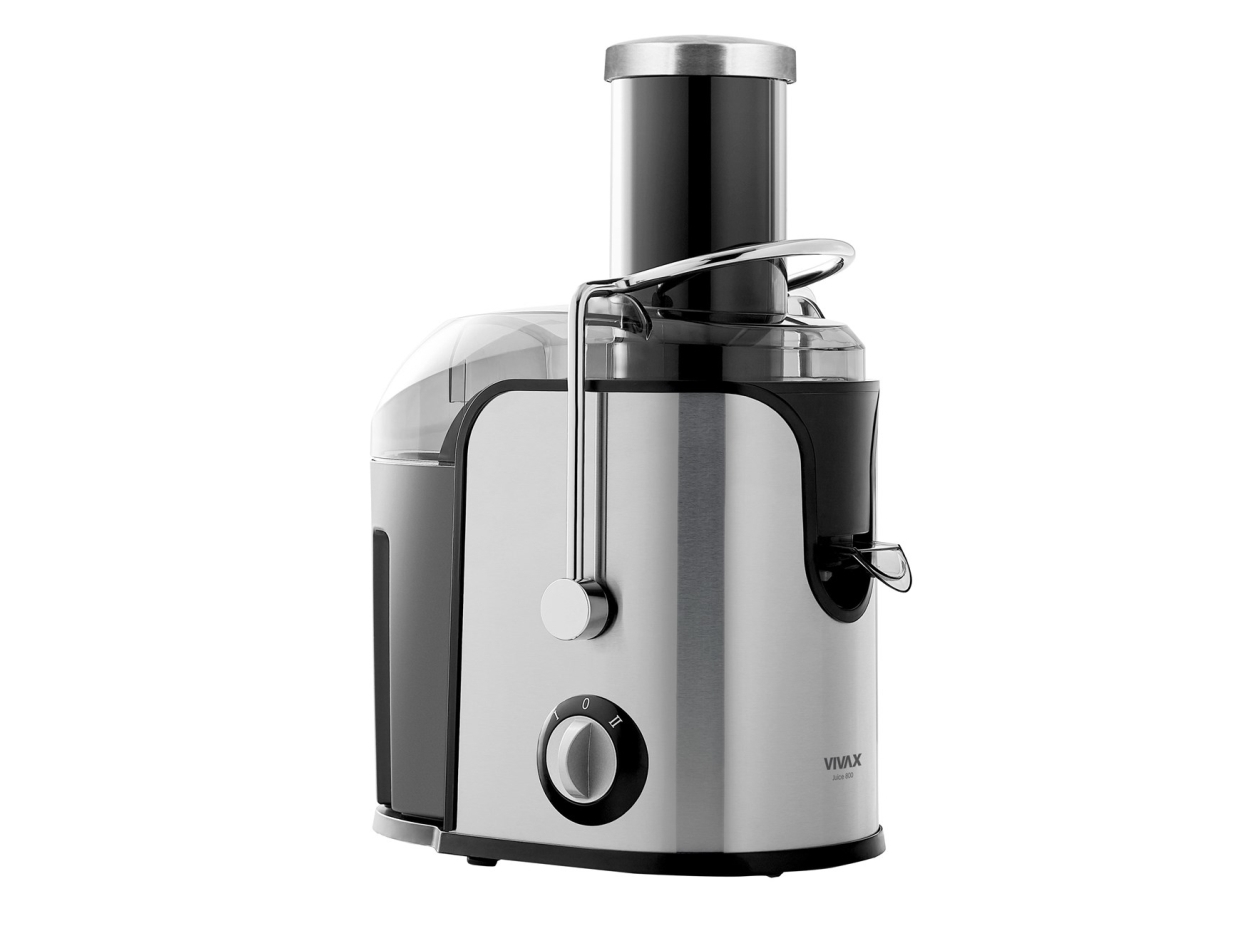 Vivax AJ-800, Juicecentrifug, Rostfritt stål, 1,6 l, 1 styck, Rotations-, 1 - 75 mm