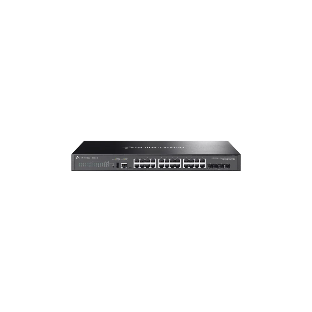 TP-Link SG5428X Omada 24-Port Gigabit Stackable Lite L3 Managed Switch med 4× 10G Slots