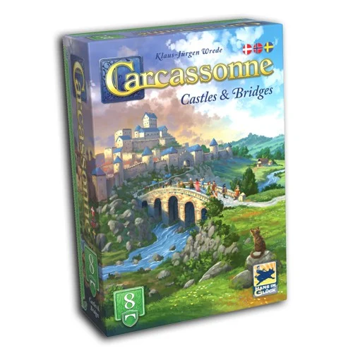 Carcassonne 3.0 - Castles & Bridges Expansion (Skandinavisk Version), bild 3