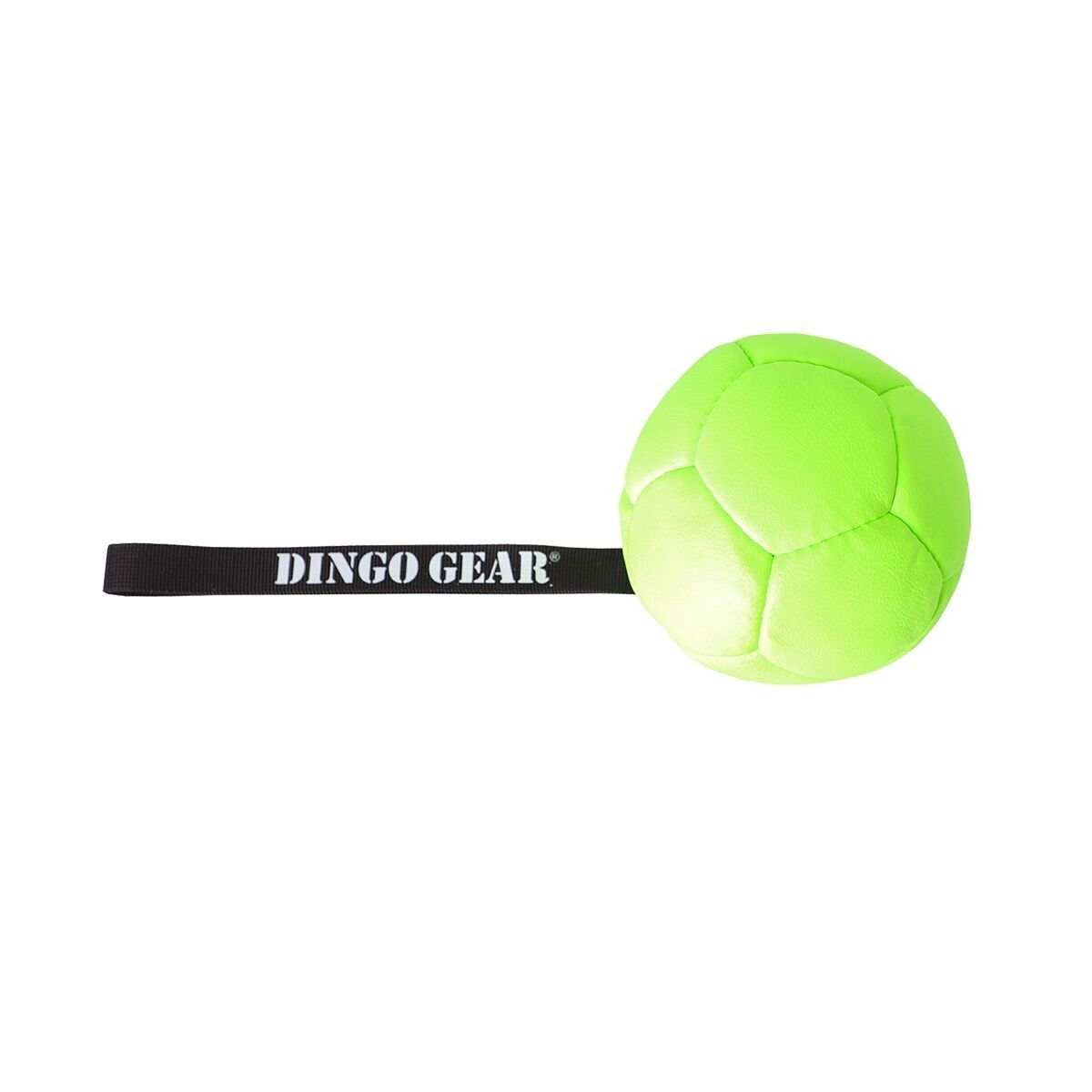 Dingo Gear Eco Hundboll i Nylon med Handtag 13 cm Grön