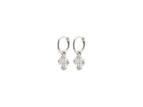 PILGRIM - DAGMAR Huggie Hoop Earrings - Silver Plated - 10 mm, bild 2