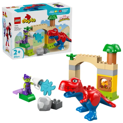 LEGO DUPLO Disney Dinosaurien Spidey-Rex mot Green Goblin 10463, bild 3