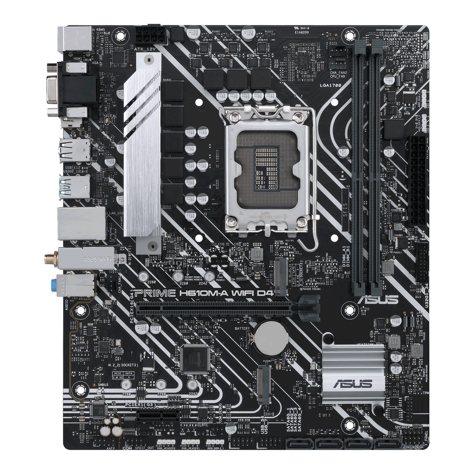ASUS Prime H610M-A Wi-Fi, bild 4