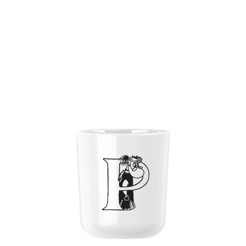 RIG-TIG - Moomin ABC mugg - Moomin white - 0.2 l
