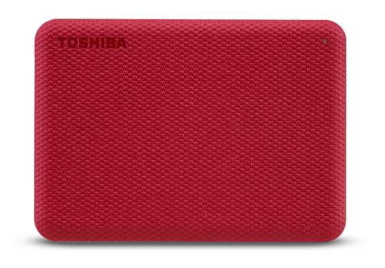 4 TB Toshiba Canvio Advance, 2.5", USB 3.2 Gen.1 - Röd, bild 3
