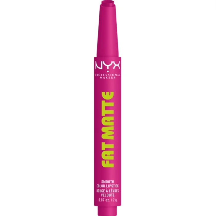 NYX PROFESSIONAL MAKEUP Fat Matte Slick Click Lip Balm 13 Fluffy Fuchsia 13 Fluffy Fuchsia