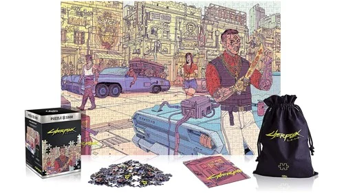 Cyberpunk 2077: Valentinos puzzles 1500 pcs, bild 3