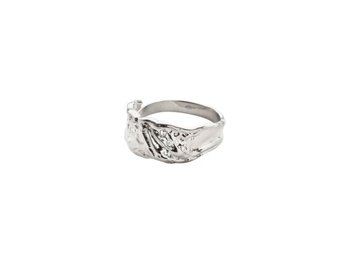 PILGRIM - SOL Organic Shaped Crystal Ring - Silver Plated, bild 2