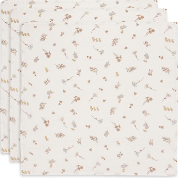 Jollein Muslinfilt 70x70cm Riverside 3-pack