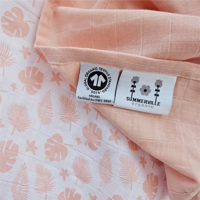 Summerville Muslin 2-pack Tropical & Peachy GOTS, bild 3