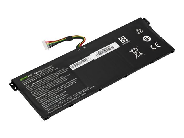 Green Cell - Batteri för bärbar dator (likvärdigt med: Acer AP18C4K, Acer AP18C8K) - litiumpolymer - 3-cells - 4350 mAh - svart