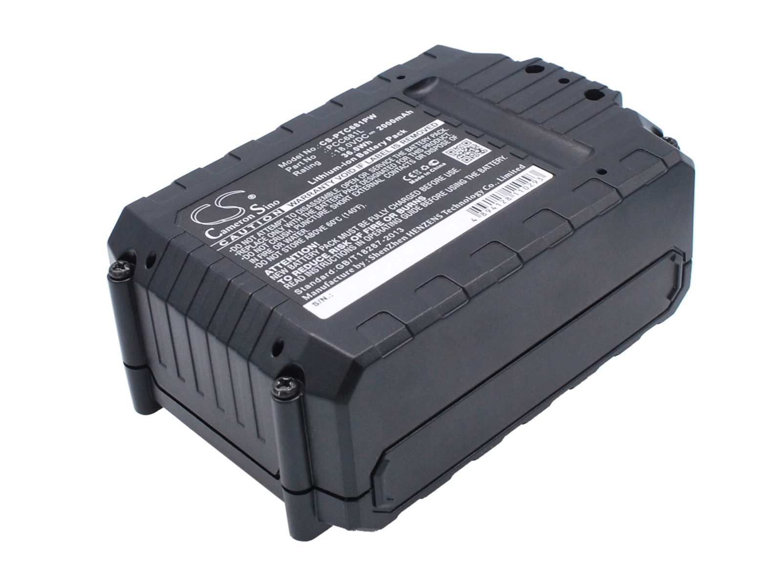 Batteri till Elverktyg för Black & Decker ASD18 Typ 1, ASD18 Typ 2, ASD184 Typ 1 m.fl., bild 2