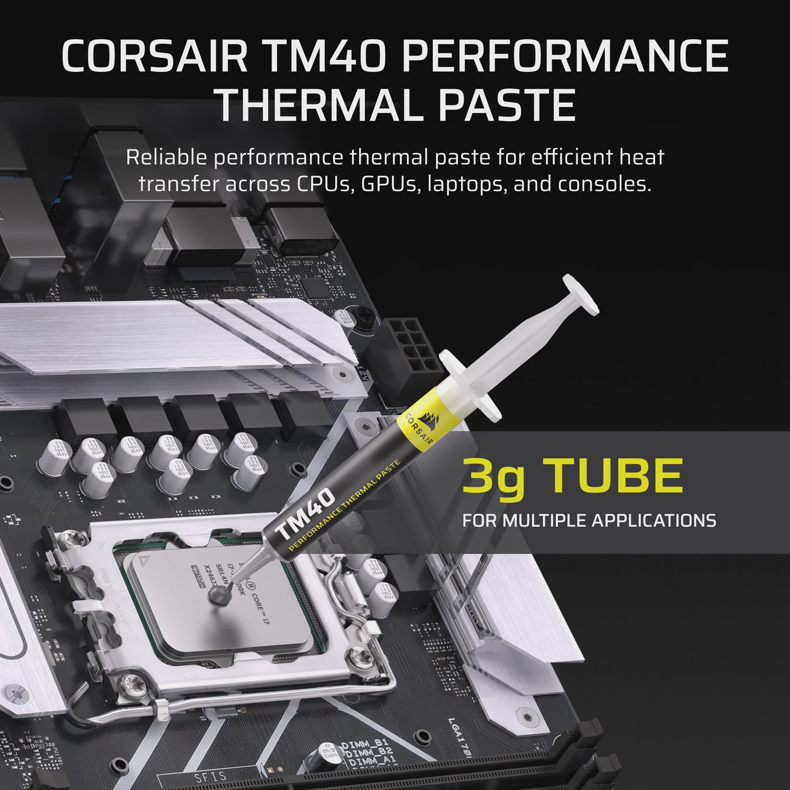 Corsair TM40 Performance Thermal Paste 3g, bild 2