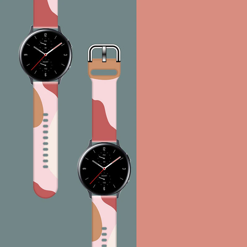 Armband Moro för Samsung Galaxy Watch 45 / 46 / 47 mm silikonarmband klockarmband - mönster 12