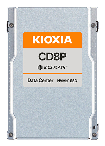 1,6 TB Kioxia CD8P-V Datacenter SSD Mixed Use, 2.5" U.2, TLC, NVMe Gen5 x4, bild 3