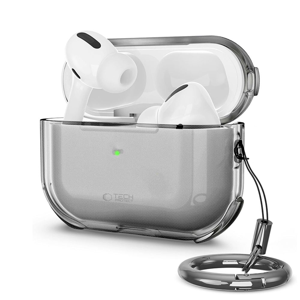 Tech-Protect Bounce-fodral för AirPods Pro 3 – genomskinligt
