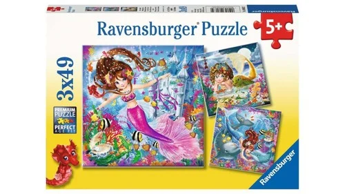 Ravensburger - Charming Mermaids 3x49p - 08063, bild 3