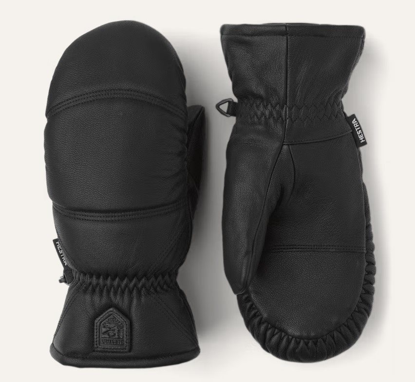 Hestra Leather Box - Mitt Black - 6