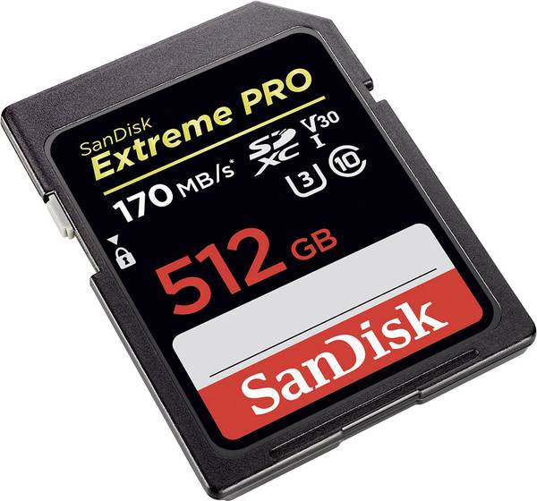 SDXC Extreme Pro 200MB/s UHS-I C10 V30 U3