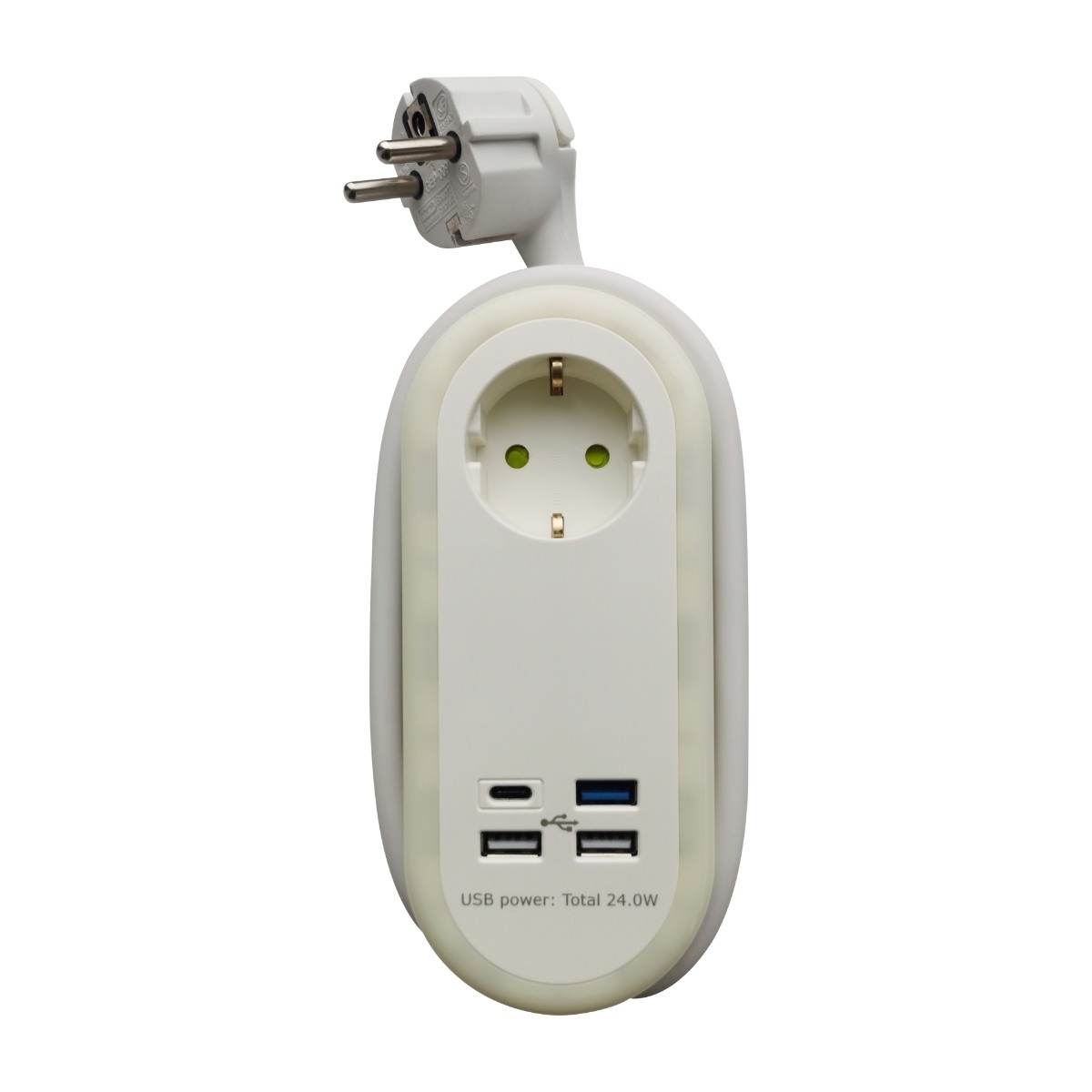Dacota Pluggadapter, 3XUSB-A & 1xusb-c