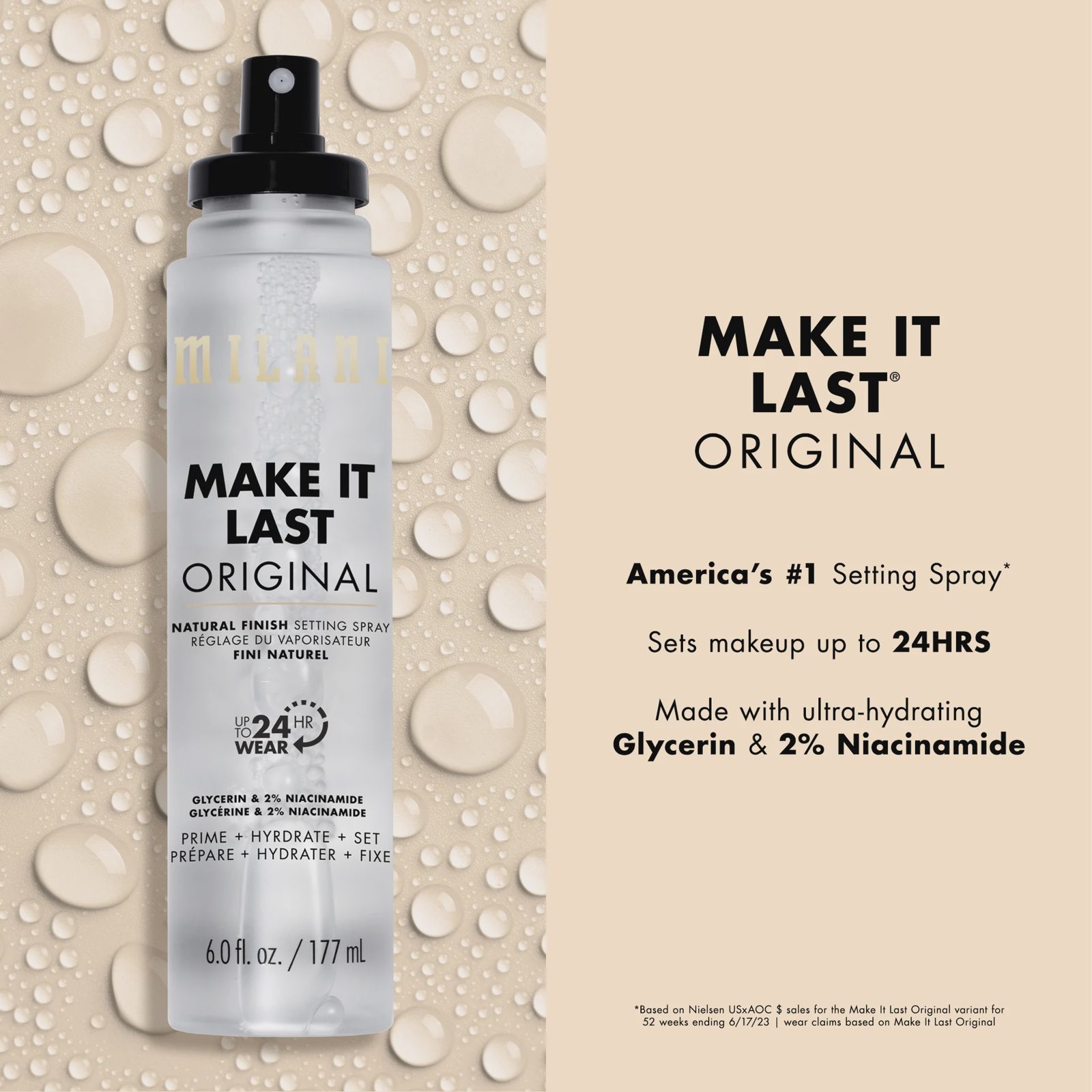 Milani Make it last setting spray 177 ml, bild 2