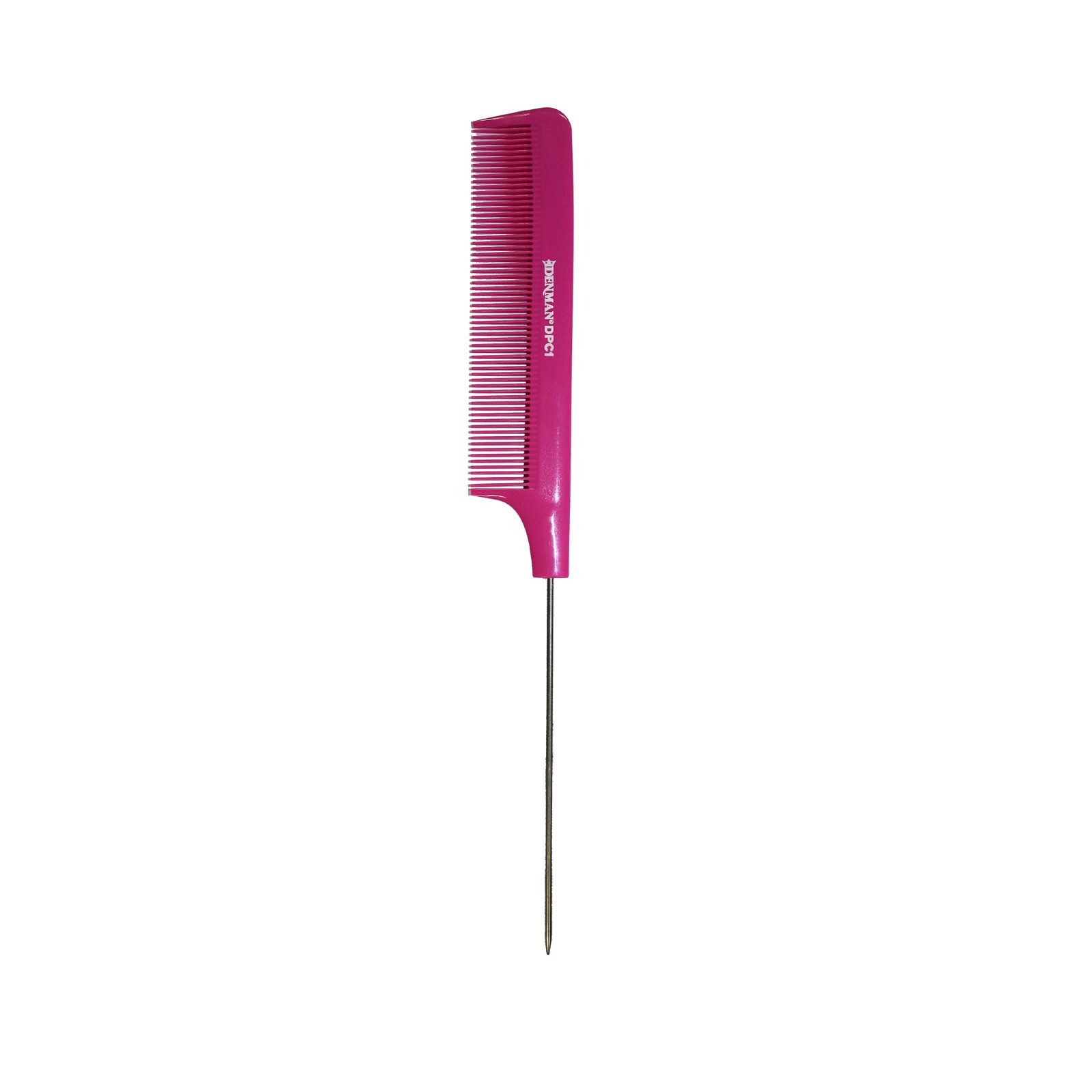 Denman DPC1 Pin Tail Comb Pink