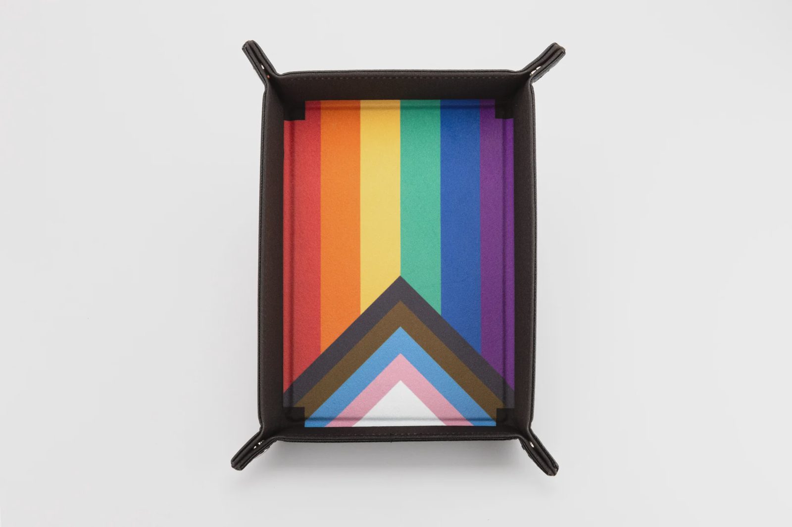 FanRoll Folding Dice Tray Pride Rainbow Flag