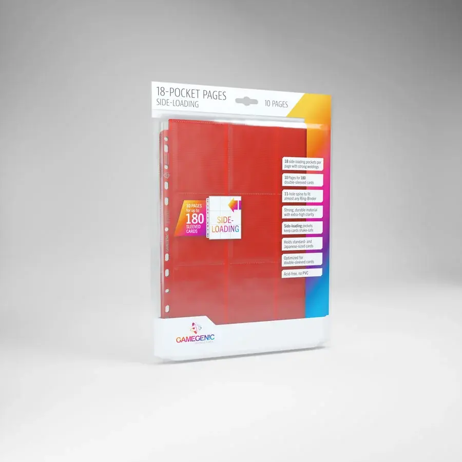 Gamegenic Sideload 18-Pocket Pages Red (10 Pages), bild 2