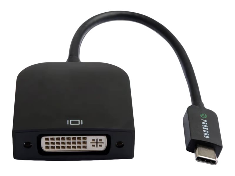 Prokord Premium - Videokort - enkel länk - USB-C (hane) till DVI-I (hona) - USB 3.1 Gen1 - stöd för 1920 x 1080 vid 60 Hz - svart
