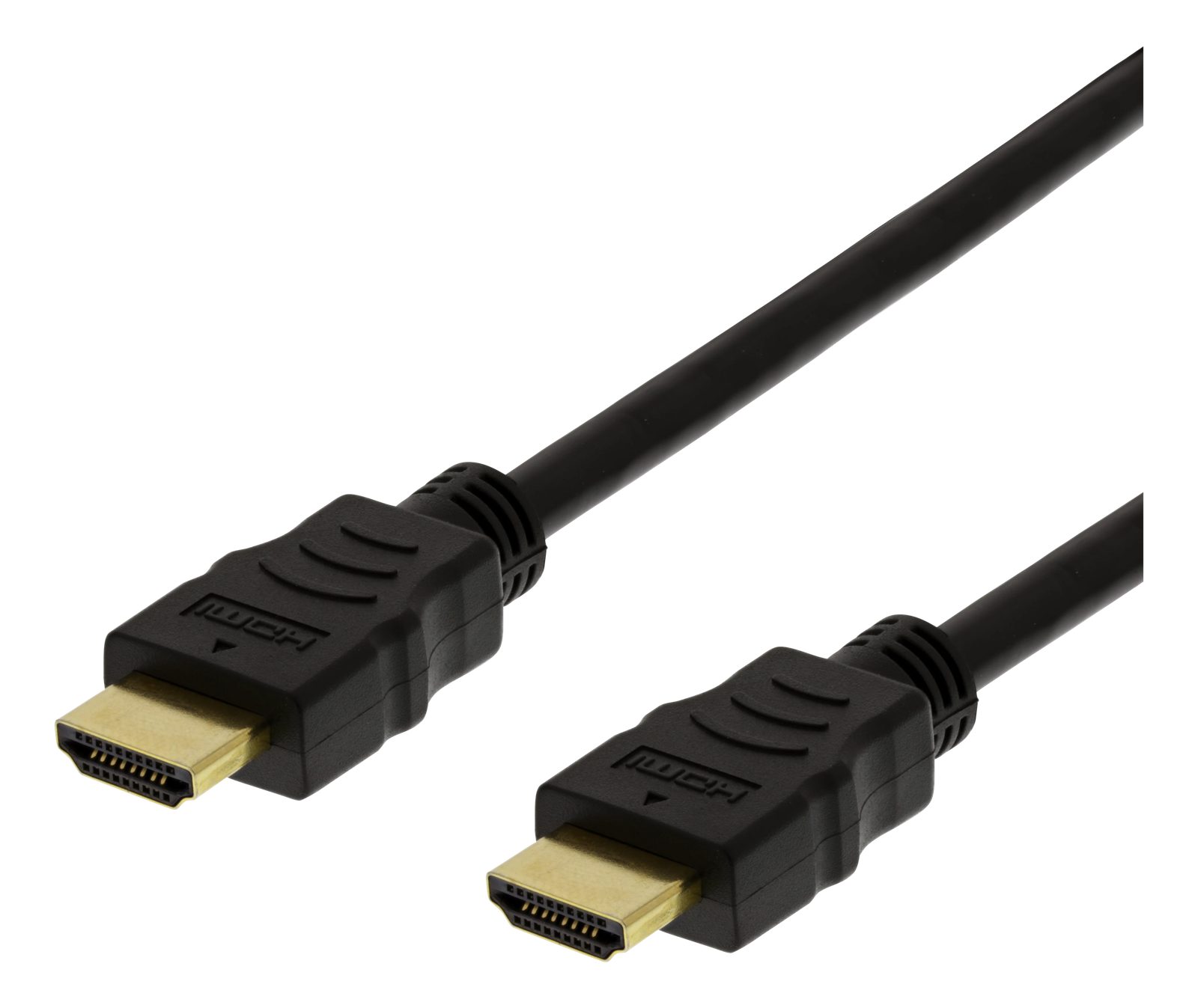 HDMI-kabel Deltaco flexibel, 4K@30Hz, 7 meter - Svart