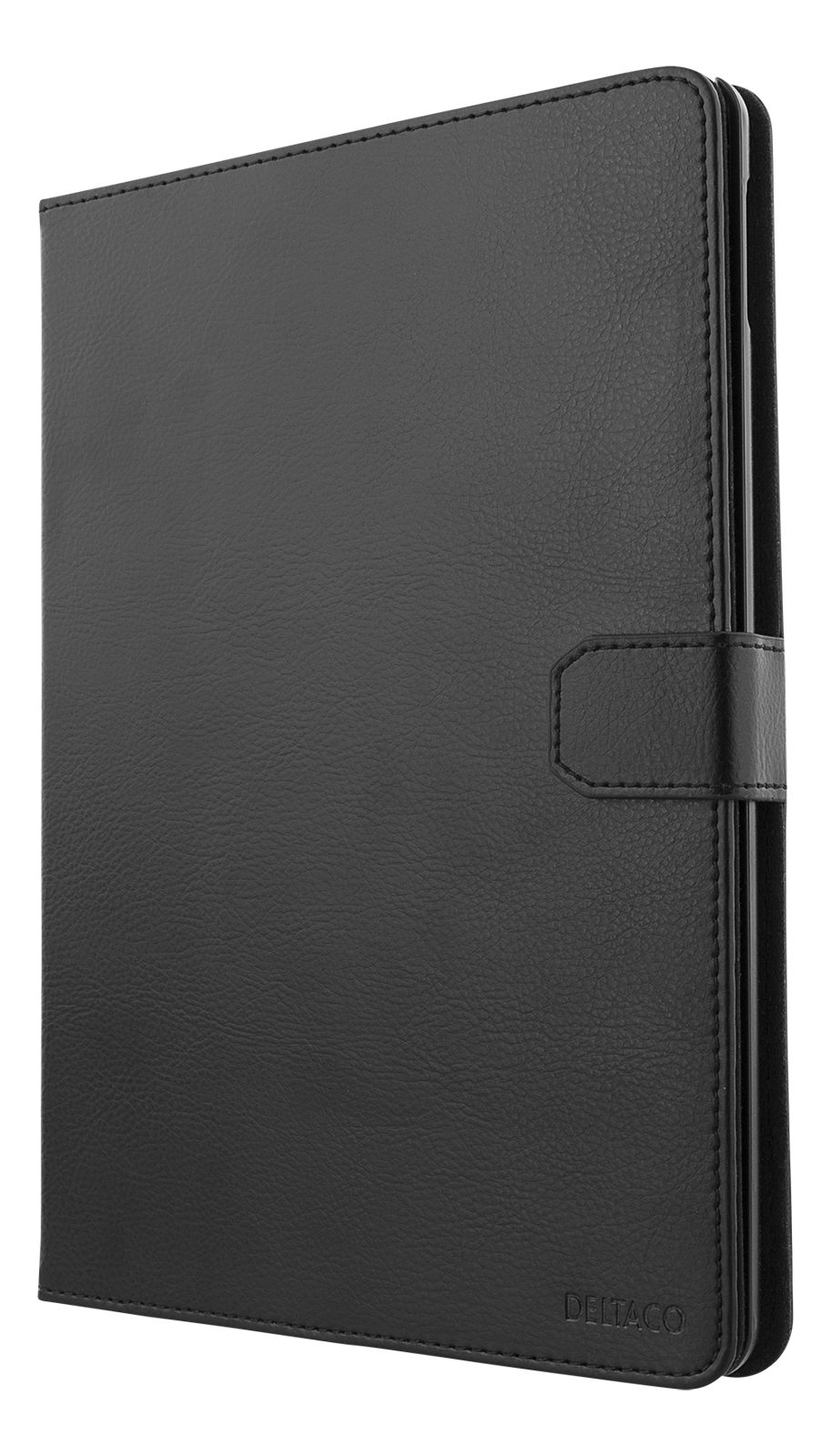 Deltaco fodral för iPad 10.2" (2020), veganläder, magnetlåsning, stödfunktion - Svart, bild 2