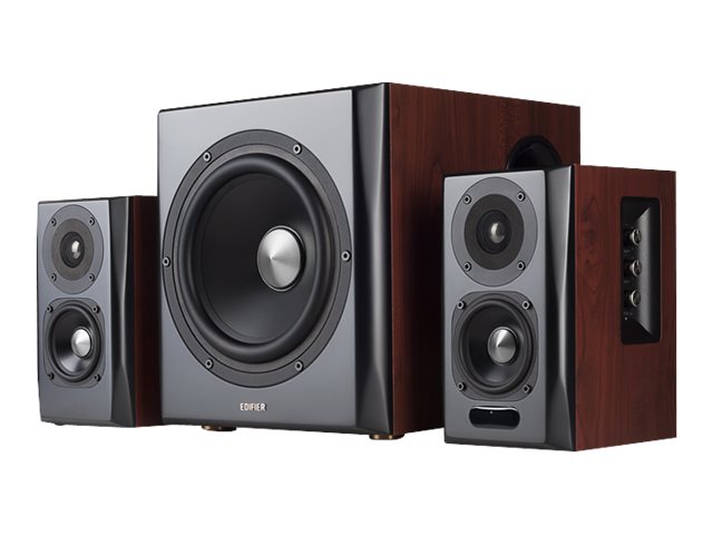 Edifier S350DB, 2.1 stereo, 70W + 2x40W RMS, digitalingång optisk/aux, fjärrkontroll