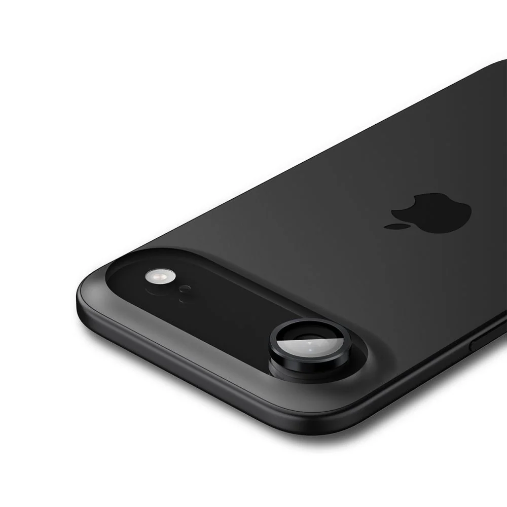 Spigen Optik Pro Glas.tR "EZ FIT" kameraskydd 2-pack för iPhone Air - Svart, bild 4
