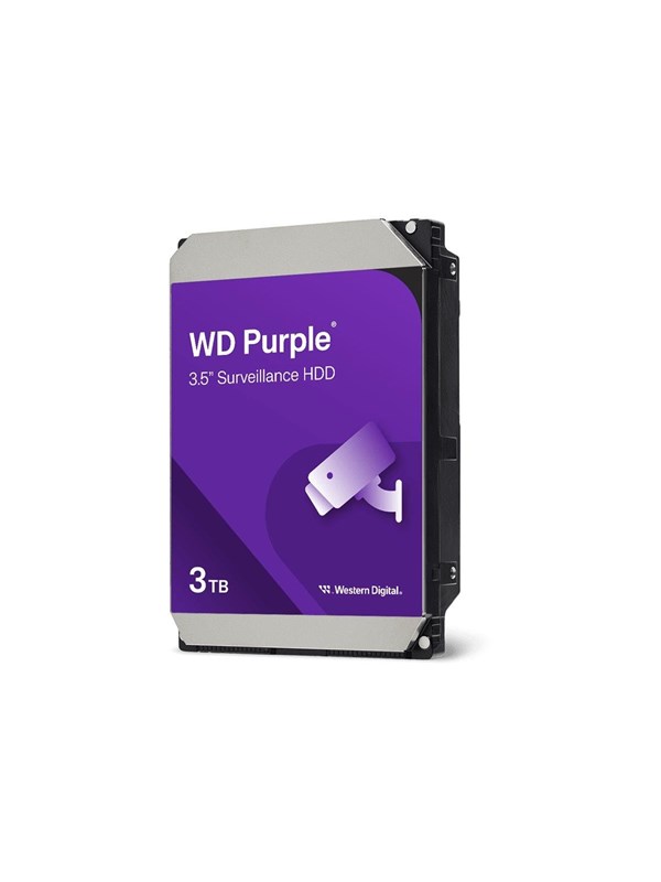 WD Purple - 3TB - Hårddisk - WD34PURZ - SATA-600 - 3,5"