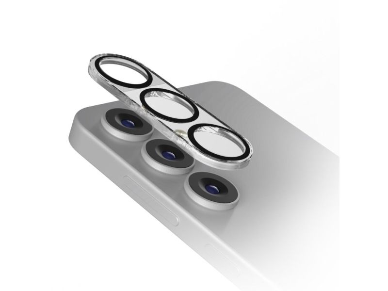 SBS TECAMGLSAS25, Linsskydd, Transparent, Silikon, Härdat glas, Samsung, Galaxy S25, Reptålig