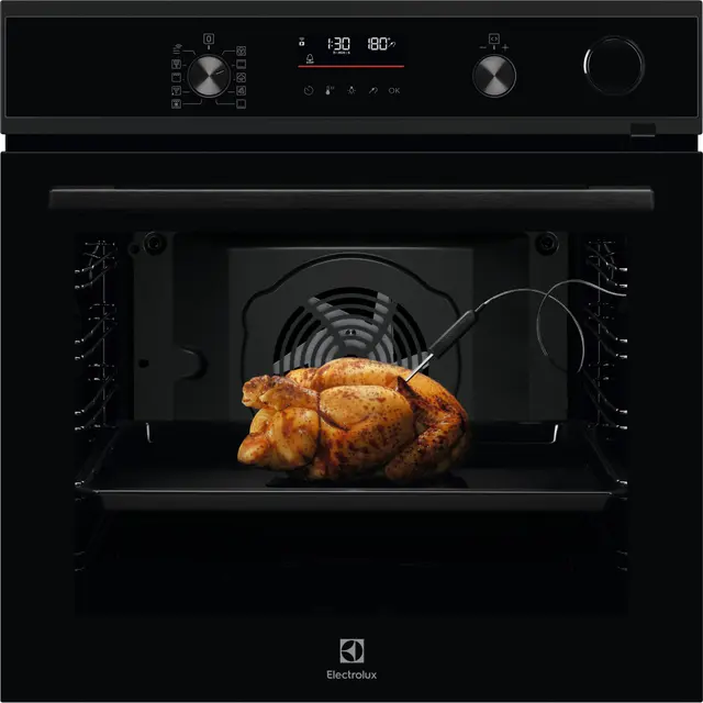 Electrolux 600 inbyggnadsugn OOP848NB (svart)