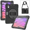 eSTUFF Chicago Full Body Defender till iPad mini 8.3" (6th/7th Gen), med rem för handled + axel, pennhållare - Svart