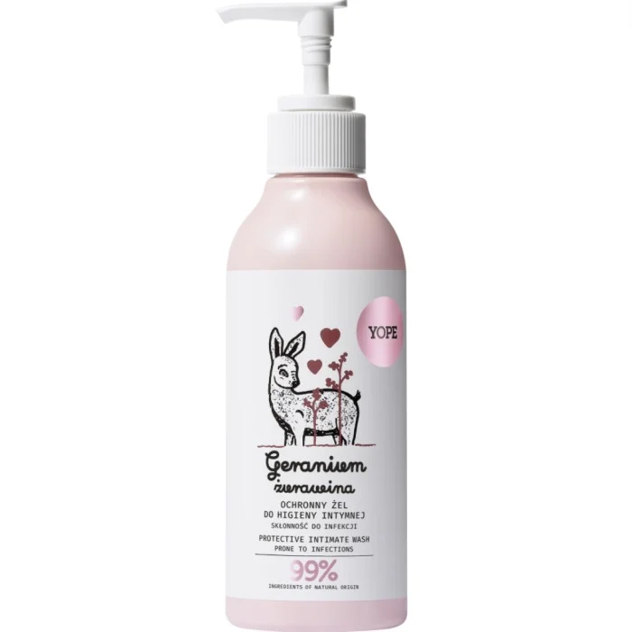 YOPE Natural Protective Intimate Wash Geranium & Cranberry 300 ml