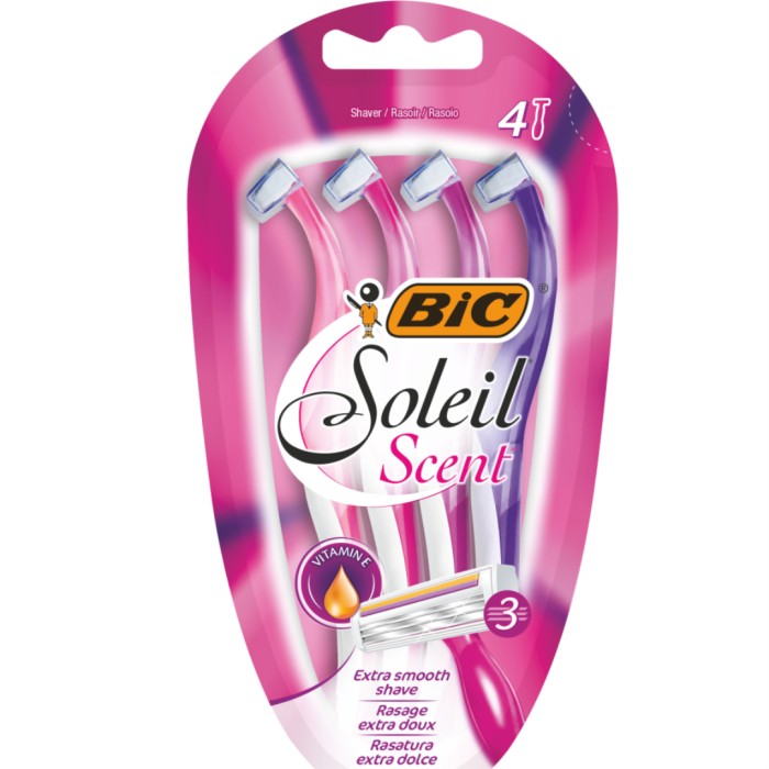BIC Soleil Scent rakhyvlar 4 st