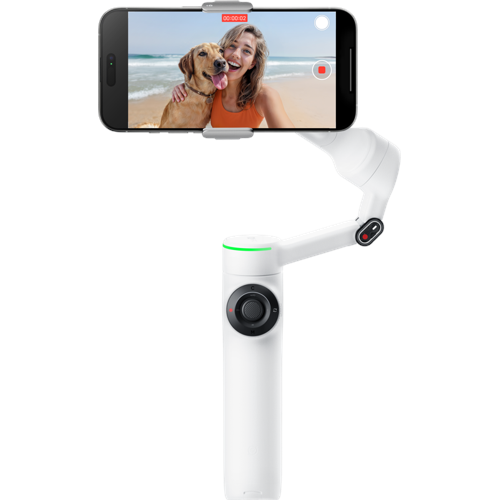 Insta360 Flow 2 Pro Standard gimbal för smartphone, vit