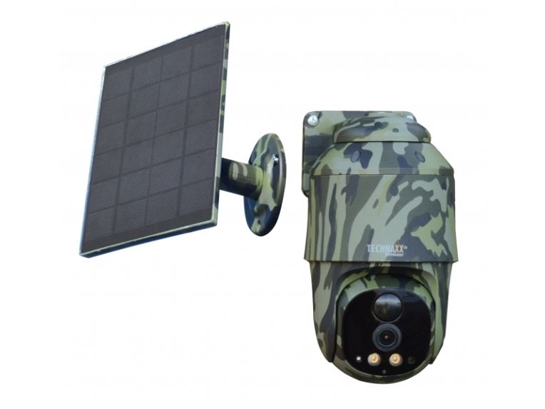 Technaxx 4G PT Dome TX-290 IP-domekamera 2560×1440 IP65, solpanel